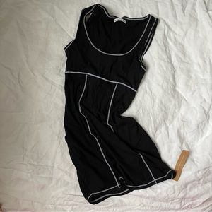 NWT Reformation Jeans Stitch Devin Ribbed Dress